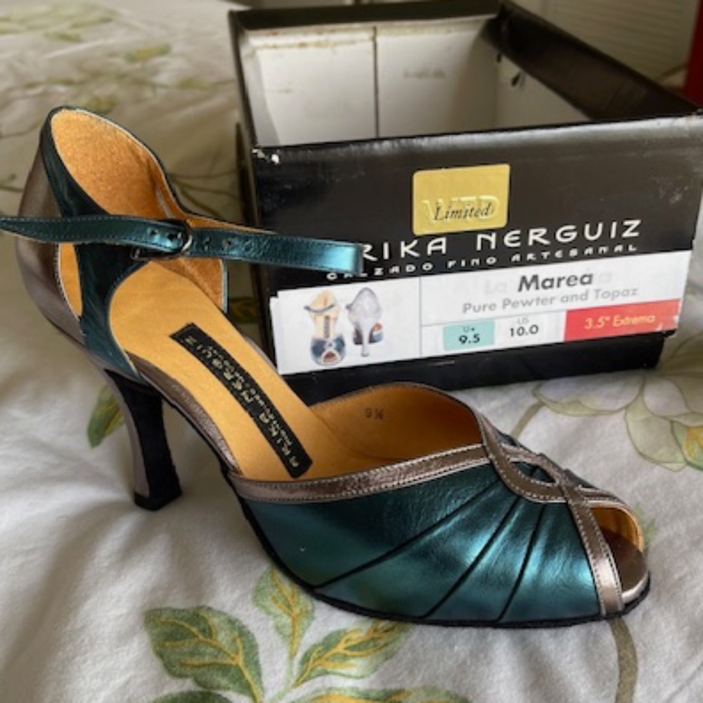 Arika Nerguiz "marea" Tango/Dance Shoe 10 NEW